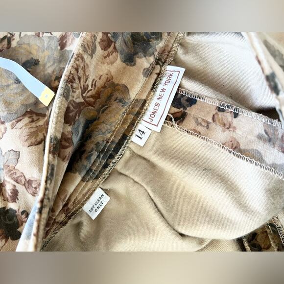 Vintage dark academia dark romantic velvet skirt floral fall winter cottagecore - Picture 7 of 8